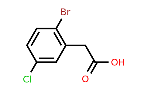 CAS 81682-38-4 | 2-(2-bromo-5-chlorophenyl)acetic acid