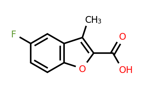 CAS 81718-76-5 | 5-fluoro-3-methyl-1-benzofuran-2-carboxylic acid
