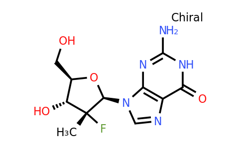 CAS 817204-45-8 | 2-amino-9-[(2R,3R,4R,5R)-3-fluoro-4-hydroxy-5-(hydroxymethyl)-3-methyloxolan-2-yl]-6,9-dihydro-1H-purin-6-one
