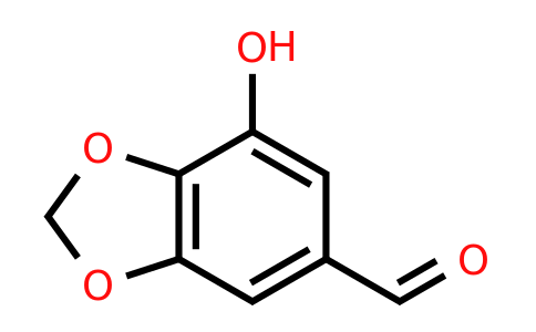 CAS 81805-98-3 | 7-Hydroxy-1,3-benzodioxole-5-carboxaldehyde
