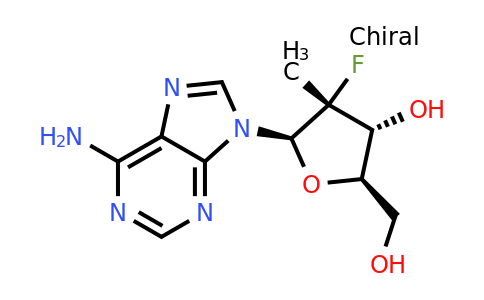 CAS 818374-78-6 | (2R,3R,4R,5R)-5-(6-amino-9H-purin-9-yl)-4-fluoro-2-(hydroxymethyl)-4-methyloxolan-3-ol
