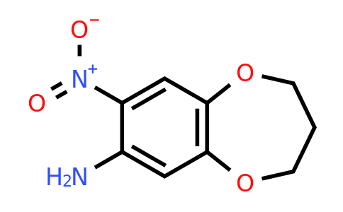CAS 81864-62-2 | 8-nitro-3,4-dihydro-2H-1,5-benzodioxepin-7-amine