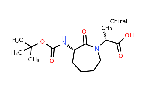 CAS 81867-44-9 | (R)-2-((S)-3-((tert-Butoxycarbonyl)amino)-2-oxoazepan-1-yl)propanoic acid