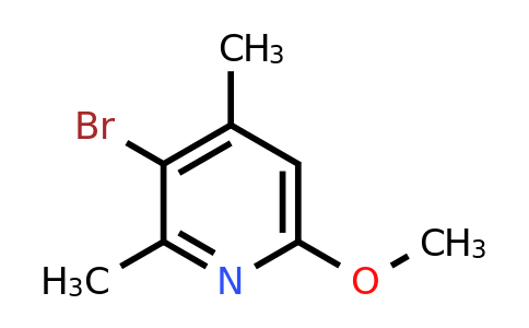 CAS 819069-57-3 | 3-bromo-6-methoxy-2,4-dimethylpyridine