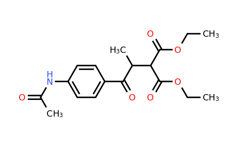 CAS 81937-39-5 | Diethyl 2-(1-(4-acetamidophenyl)-1-oxopropan-2-yl)malonate