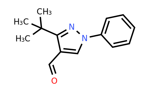 CAS 819793-66-3 | 3-tert-butyl-1-phenyl-1H-pyrazole-4-carbaldehyde