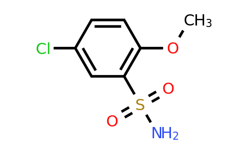 CAS 82020-51-7 | 5-Chloro-2-methoxybenzenesulfonamide
