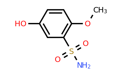 CAS 82020-61-9 | 5-Hydroxy-2-methoxybenzenesulfonamide