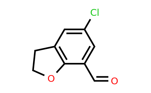 CAS 82060-93-3 | 5-Chloro-2,3-dihydro-1-benzofuran-7-carbaldehyde