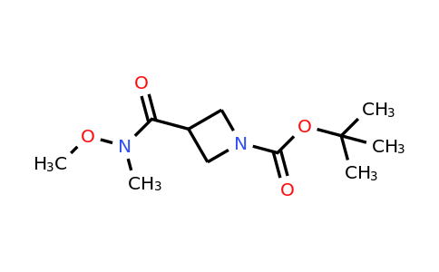 CAS 820971-67-3 | Tert-butyl 3-(methoxy(methyl)carbamoyl)azetidine-1-carboxylate
