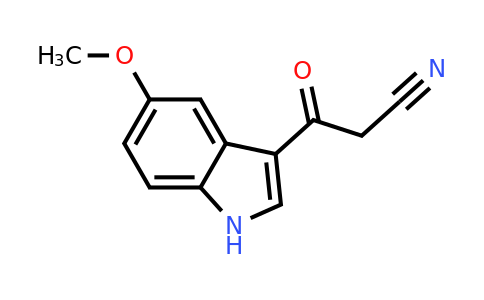 CAS 821009-89-6 | 3-(5-Methoxy-1H-indol-3-YL)-3-oxopropanenitrile