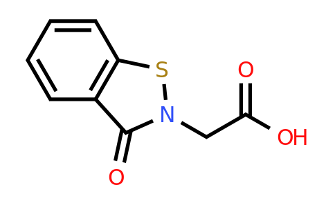 CAS 82152-06-5 | 2-(3-Oxobenzo[d]isothiazol-2(3H)-yl)acetic acid
