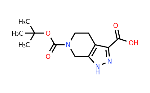 CAS 821785-76-6 | 6-[(tert-butoxy)carbonyl]-1H,4H,5H,6H,7H-pyrazolo[3,4-c]pyridine-3-carboxylic acid
