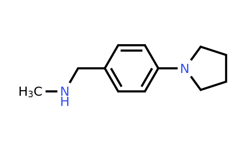 CAS 823188-79-0 | N-Methyl-1-(4-(pyrrolidin-1-yl)phenyl)methanamine