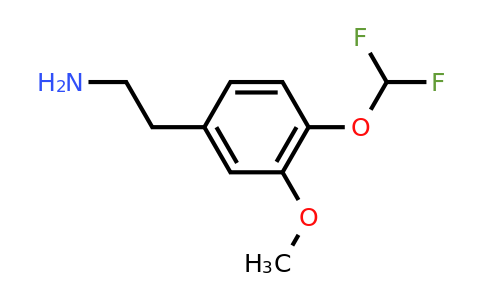 CAS 823234-68-0 | 2-[4-(difluoromethoxy)-3-methoxyphenyl]ethan-1-amine