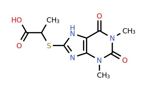 CAS 82331-13-3 | 2-[(1,3-dimethyl-2,6-dioxo-2,3,6,7-tetrahydro-1H-purin-8-yl)sulfanyl]propanoic acid