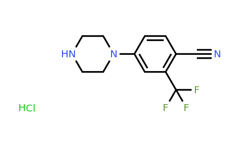 CAS 824409-64-5 | 4-Piperazin-1-yl-2-trifluoromethyl-benzonitrile hydrochloride
