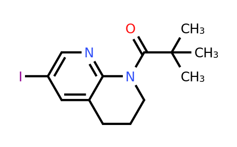 CAS 824429-55-2 | 1-(6-Iodo-3,4-dihydro-2H-[1,8]naphthyridin-1-YL)-2,2-dimethyl-propan-1-one