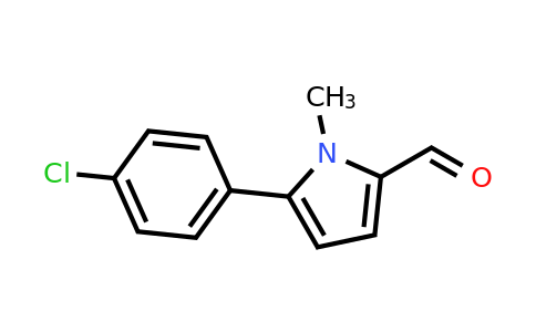 CAS 824961-53-7 | 5-(4-Chlorophenyl)-1-methyl-1H-pyrrole-2-carbaldehyde