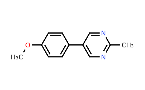 CAS 82525-20-0 | 5-(4-Methoxyphenyl)-2-methylpyrimidine
