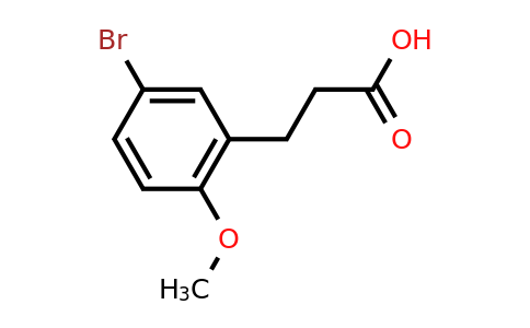 CAS 82547-30-6 | 3-(5-bromo-2-methoxy-phenyl)propanoic acid