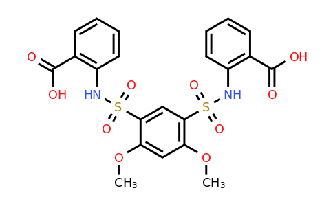 CAS 825600-72-4 | 2-{5-[(2-carboxyphenyl)sulfamoyl]-2,4-dimethoxybenzenesulfonamido}benzoic acid