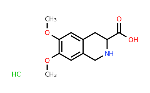 CAS 82586-62-7 | 1,2,3,4-Tetrahydro-6,7-dimethoxy-3-isoquinolinecarboxylic acid hydrochloride