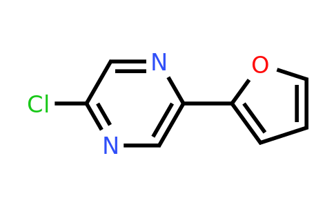 CAS 82619-63-4 | 2-Chloro-5-(2-furanyl)pyrazine