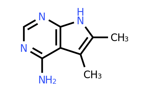 CAS 82703-33-1 | 5,6-dimethyl-7H-pyrrolo[2,3-d]pyrimidin-4-amine
