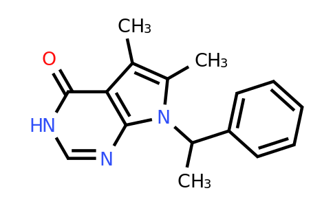 CAS 82703-45-5 | 5,6-Dimethyl-7-(1-phenyl-ethyl)-3,7-dihydro-pyrrolo[2,3-d]pyrimidin-4-one