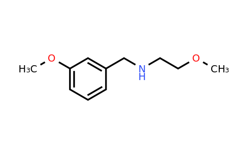CAS 827327-99-1 | (3-Methoxy-benzyl)-(2-methoxy-ethyl)-amine