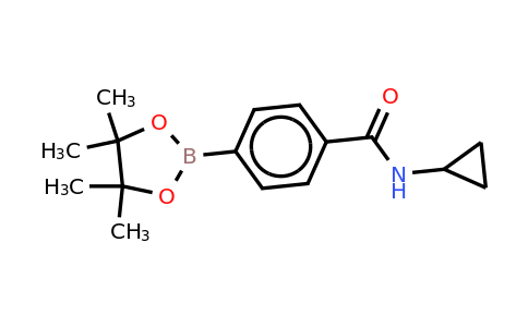 CAS 827614-68-6 | N-(cyclopropyl)-4-(4,4,5,5-tetramethyl-1,3,2-dioxaborolan-2-YL)benzamide