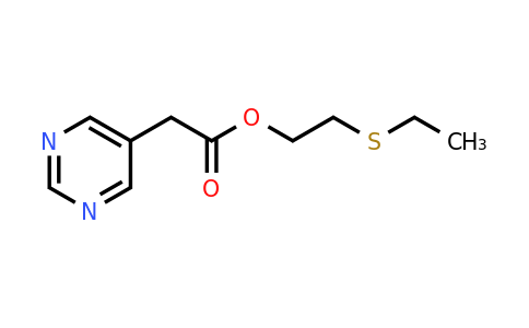 CAS 828252-24-0 | 2-(Ethylthio)ethyl 2-(pyrimidin-5-yl)acetate
