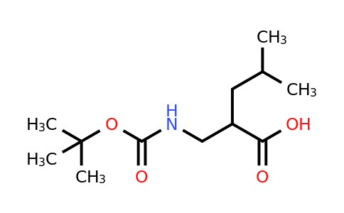 CAS 828254-17-7 | 2-({[(tert-butoxy)carbonyl]amino}methyl)-4-methylpentanoic acid