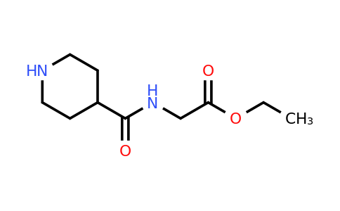 CAS 82827-44-9 | ethyl 2-[(piperidin-4-yl)formamido]acetate
