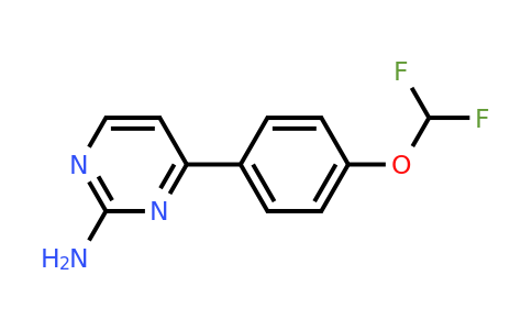 CAS 828273-14-9 | 4-(4-(Difluoromethoxy)phenyl)pyrimidin-2-amine