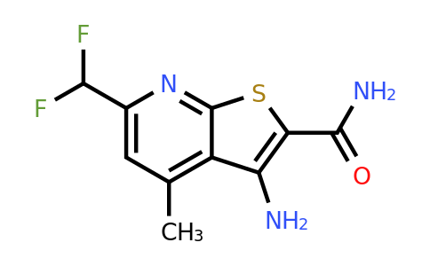 CAS 828278-41-7 | 3-Amino-6-(difluoromethyl)-4-methylthieno[2,3-b]pyridine-2-carboxamide
