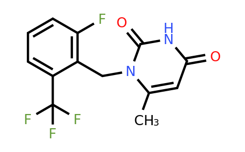 CAS 830346-47-9 | 1-{[2-fluoro-6-(trifluoromethyl)phenyl]methyl}-6-methyl-1,2,3,4-tetrahydropyrimidine-2,4-dione
