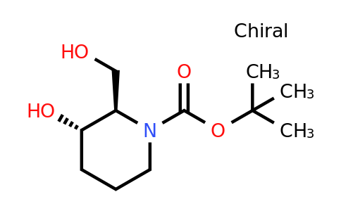 CAS 831228-13-8 | tert-butyl (2R,3S)-3-hydroxy-2-(hydroxymethyl)piperidine-1-carboxylate