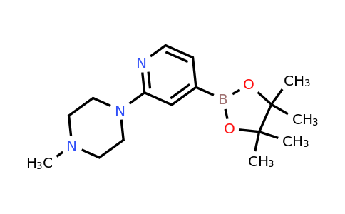 CAS 832114-09-7 | 1-Methyl-4-[4-(4,4,5,5-tetramethyl-1,3,2-dioxaborolan-2-YL)pyridin-2-YL]piperazine
