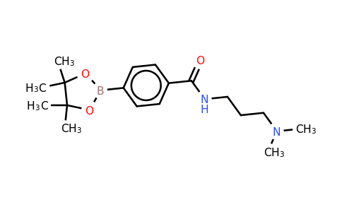CAS 832114-10-0 | N-(3-dimethylaminopropyl)-4-(4,4,5,5-tetramethyl-1,3,2-dioxaborolan-2-YL)benzamide