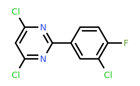 CAS 83217-12-3 | 4,6-dichloro-2-(3-chloro-4-fluorophenyl)pyrimidine