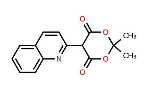 CAS 83260-82-6 | 2,2-Dimethyl-5-(quinolin-2-yl)-1,3-dioxane-4,6-dione