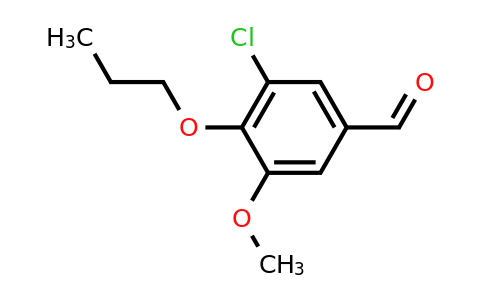 CAS 832674-55-2 | 3-chloro-5-methoxy-4-propoxybenzaldehyde