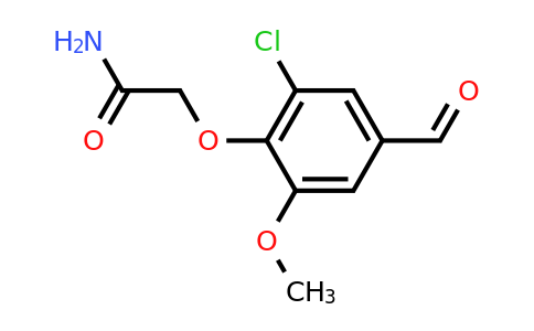 CAS 832674-69-8 | 2-(2-chloro-4-formyl-6-methoxyphenoxy)acetamide