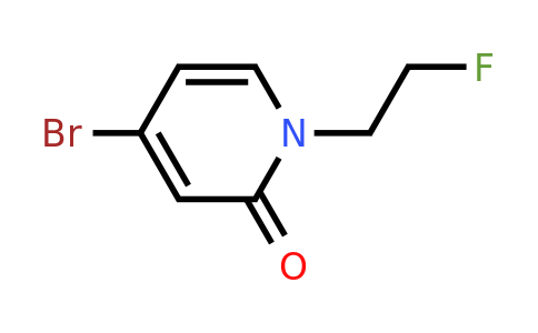 CAS 832735-62-3 | 2(1H)-Pyridinone, 4-bromo-1-(2-fluoroethyl)-