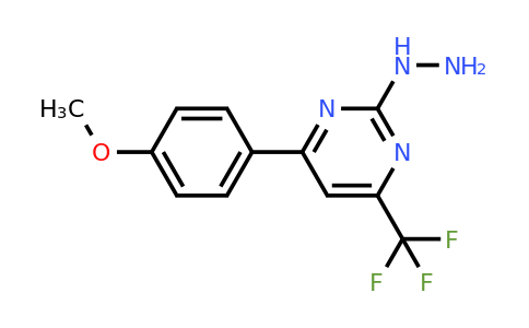 CAS 832737-33-4 | 2-Hydrazinyl-4-(4-methoxyphenyl)-6-(trifluoromethyl)pyrimidine