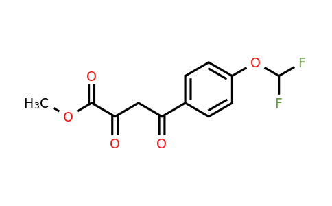 CAS 832738-26-8 | Methyl 4-(4-(difluoromethoxy)phenyl)-2,4-dioxobutanoate