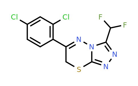 CAS 832739-43-2 | 6-(2,4-Dichlorophenyl)-3-(difluoromethyl)-7H-[1,2,4]triazolo[3,4-b][1,3,4]thiadiazine