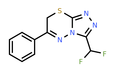 CAS 832739-49-8 | 3-(Difluoromethyl)-6-phenyl-7H-[1,2,4]triazolo[3,4-b][1,3,4]thiadiazine